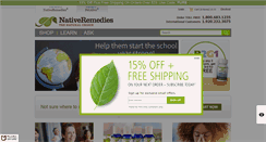 Desktop Screenshot of nativeremedies.com